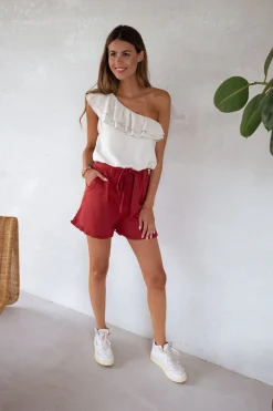 Tops & T-shirts-EASY-CLOTHES Top Maly - beigeEasy Clothes Beige