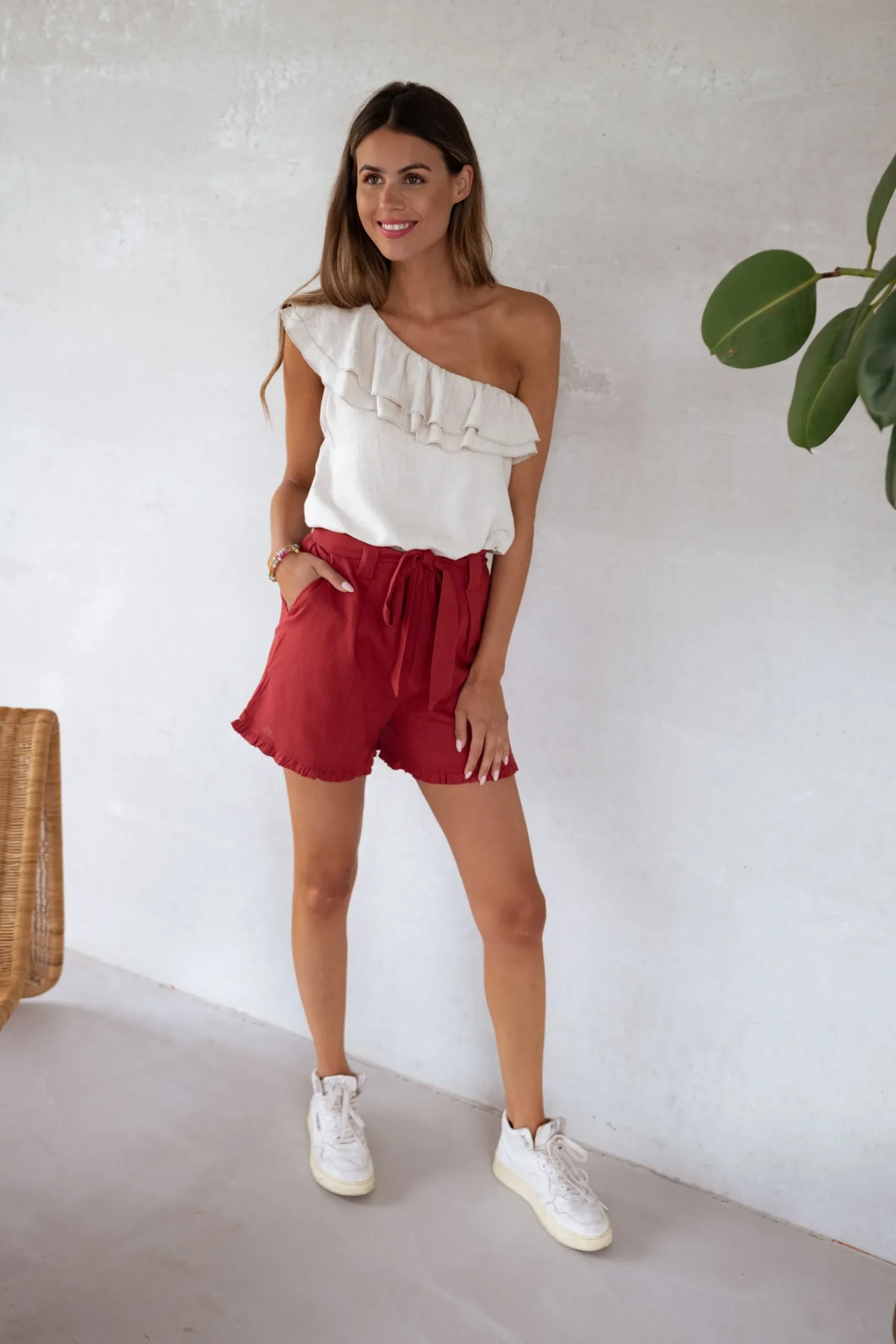 Tops & T-shirts-EASY-CLOTHES Top Maly - beigeEasy Clothes Beige