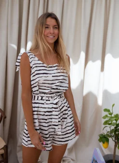 Tops & T-shirts-EASY-CLOTHES Top Zebra - à lignesEasy Clothes À lignes