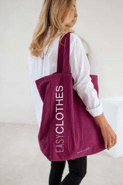 Sacs & Pochettes-EASY-CLOTHES Tote bag EASY CLOTHES - bordeauxEasy Clothes Bordeaux