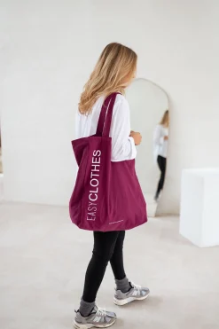 Sacs & Pochettes-EASY-CLOTHES Tote bag EASY CLOTHES - bordeauxEasy Clothes Bordeaux       