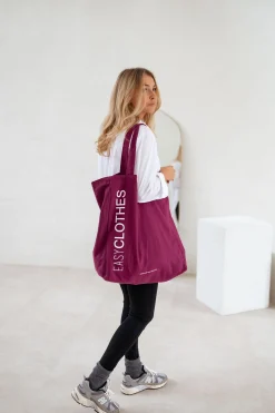 Sacs & Pochettes-EASY-CLOTHES Tote bag EASY CLOTHES - bordeauxEasy Clothes Bordeaux       