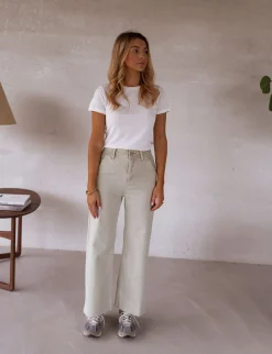 Tops & T-shirts-EASY-CLOTHES T-shirt Alex - blancEasy Clothes Blanc       