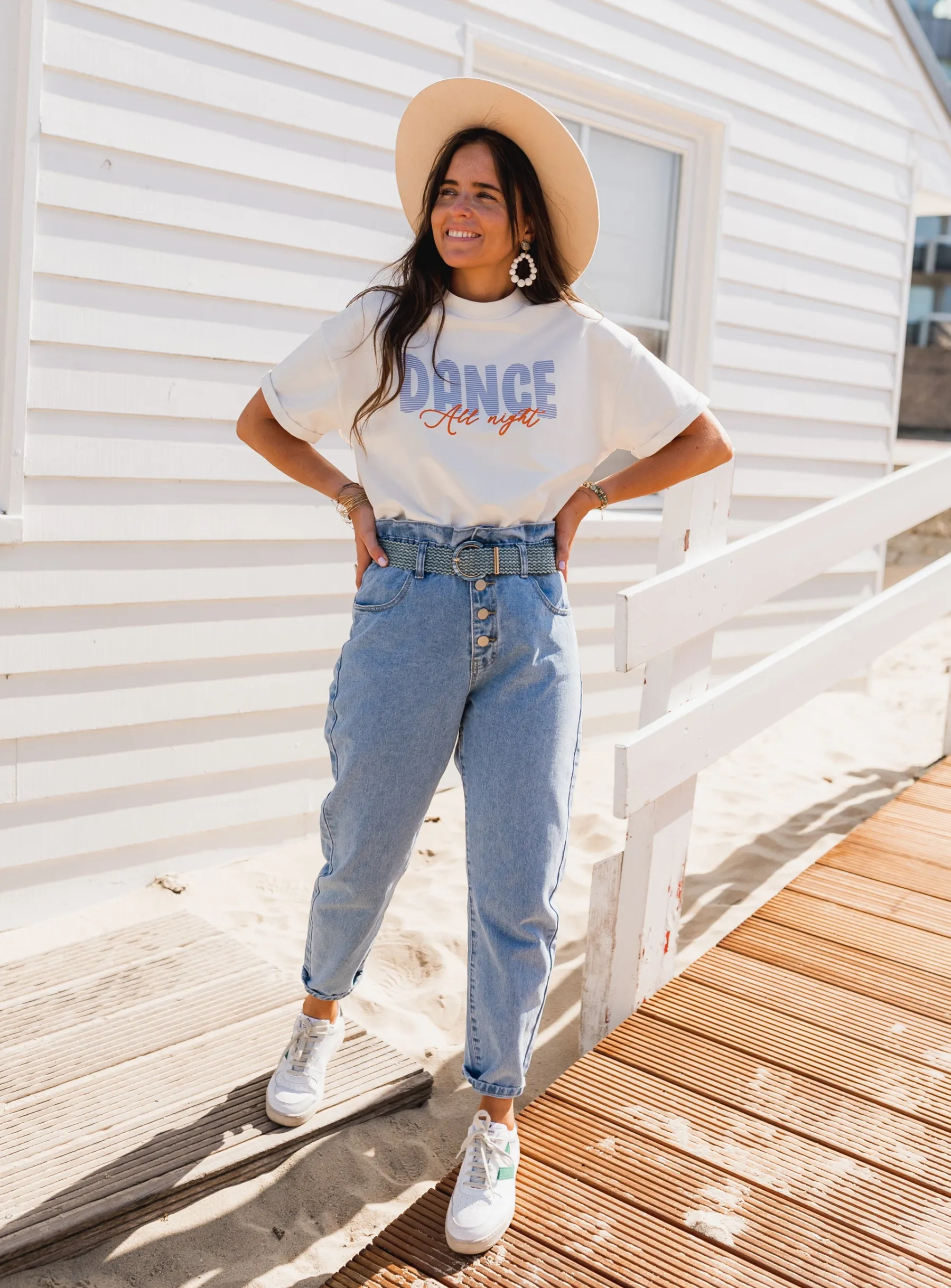 Tops & T-shirts-EASY-CLOTHES T-shirt DANCE CREATIONEasy Clothes