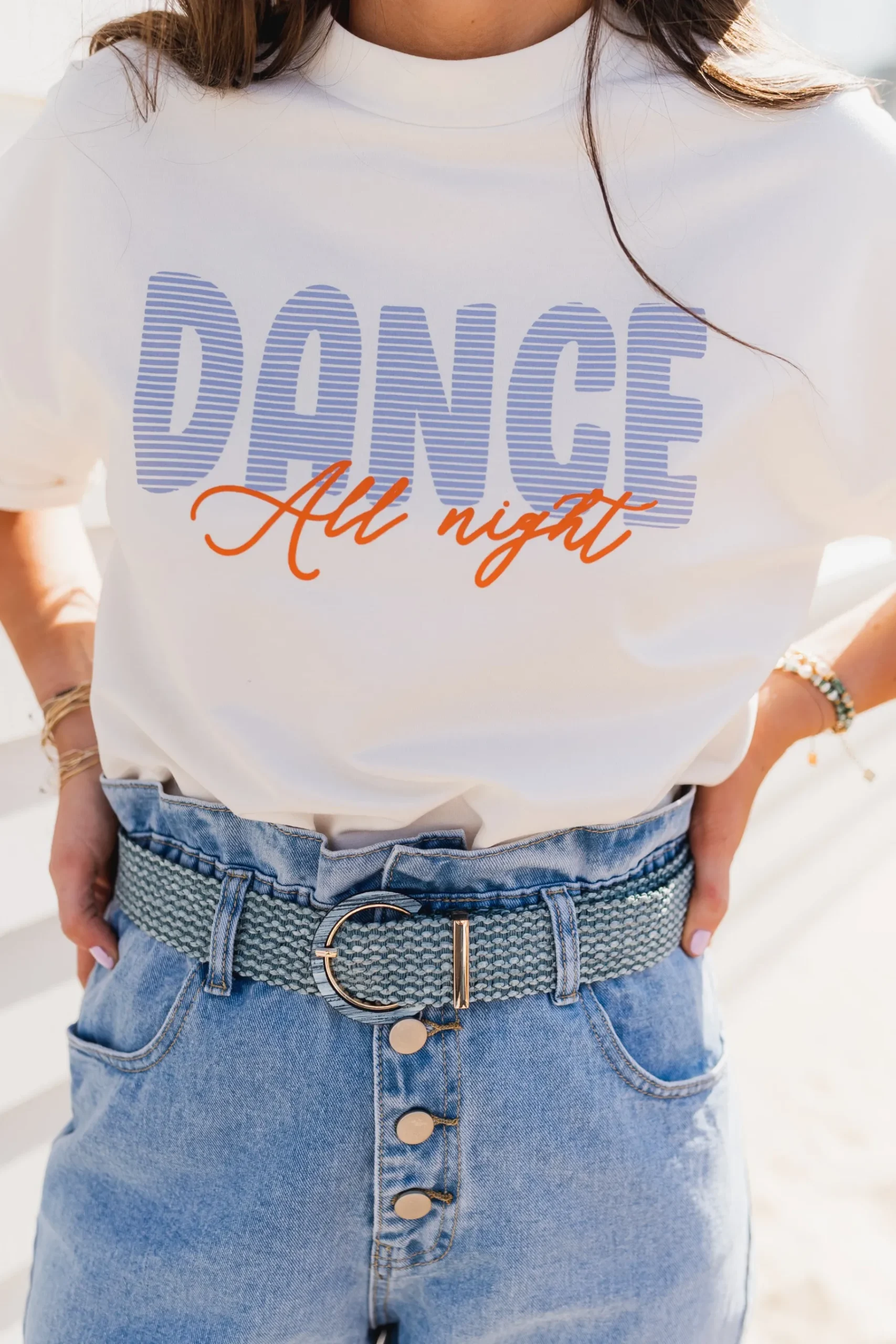 Tops & T-shirts-EASY-CLOTHES T-shirt DANCE CREATIONEasy Clothes