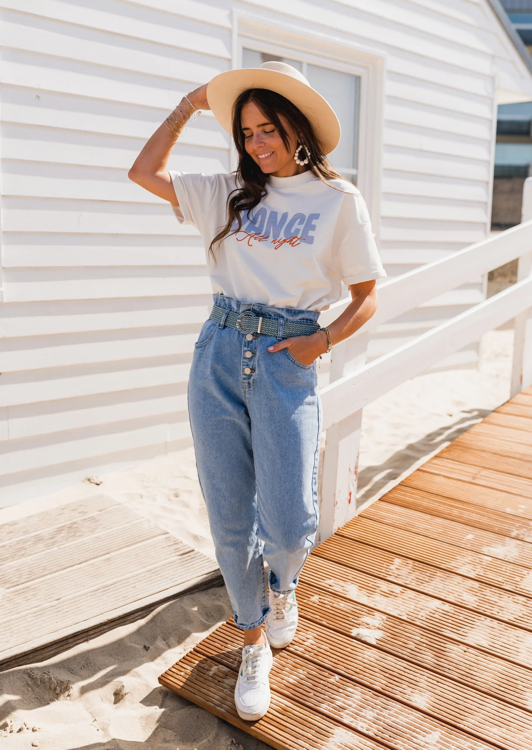 Tops & T-shirts-EASY-CLOTHES T-shirt DANCE CREATIONEasy Clothes