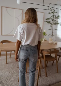 Tops & T-shirts-EASY-CLOTHES T-shirt Jane - blancEasy Clothes Blanc       
