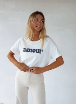 Tops & T-shirts-EASY-CLOTHES T-shirt Moor - bleuEasy Clothes Bleu