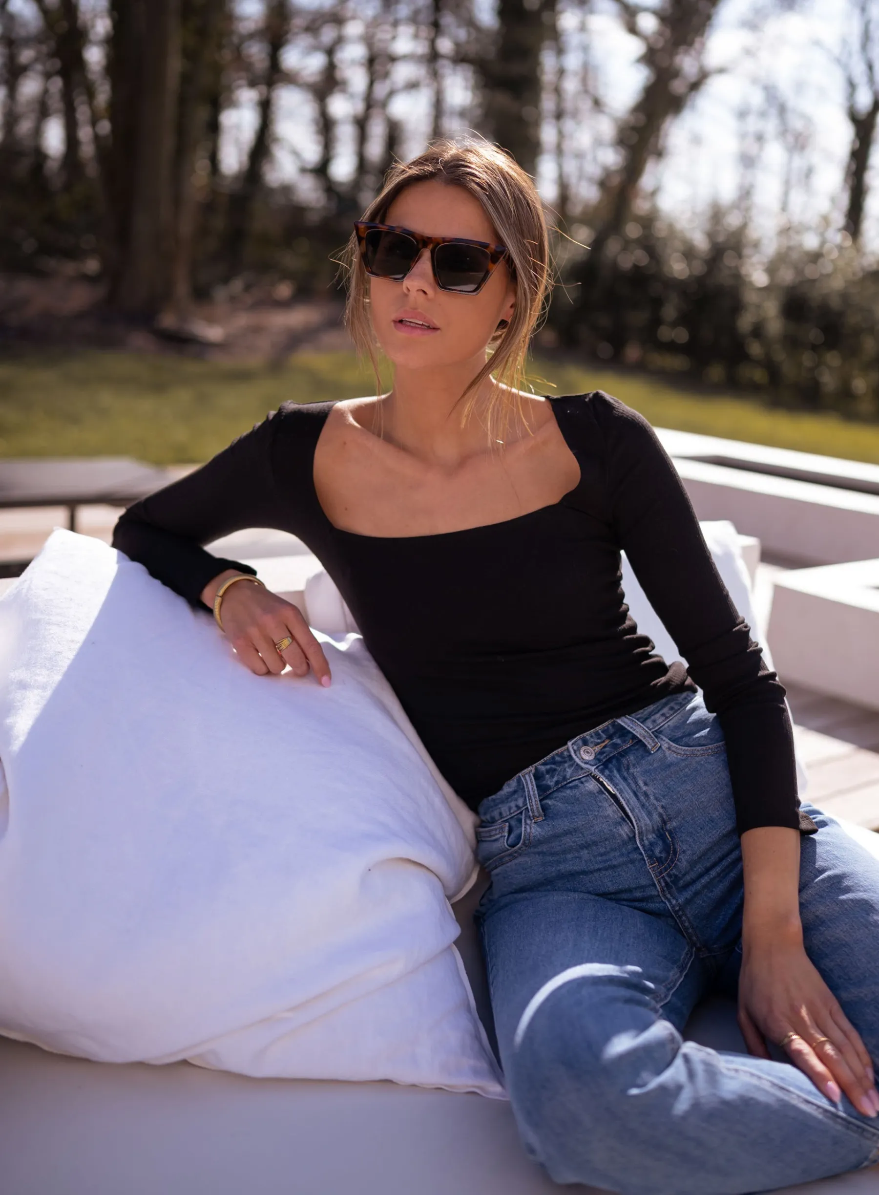 Tops & T-shirts-EASY-CLOTHES T-shirt Soula - noirEasy Clothes Noir